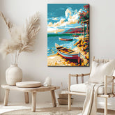 Paint by Numbers Painting Holidays by The Sea